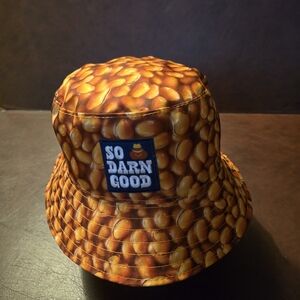 Baked Beans Print - Bucket Hat Fashion Sun Cap Outdoor Hat Unisex